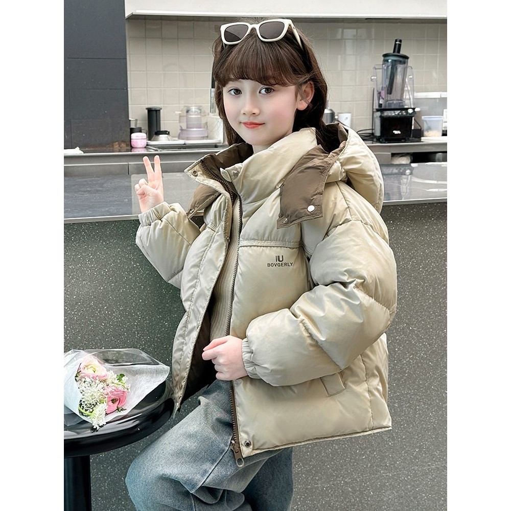 女童棉服外套冬装2025新款儿童中大童洋气加厚棉衣短款羽绒棉袄潮,童装/婴儿装/亲子装,羽绒服,淘宝优惠券,粉丝福利购,淘宝优惠卷
