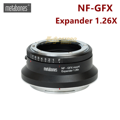 MetabonesNF-GFX Expander1.26x尼康镜头转富士100/50R/50S增减环