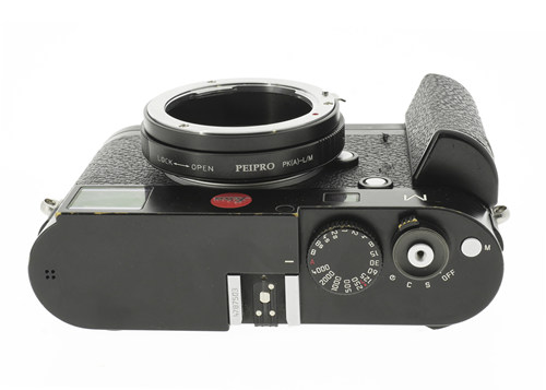 PEIPRO平工坊PK-M宾得镜头转徕卡M转接环光圈可调 配LM-EA7自动环