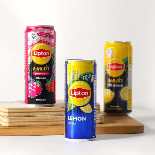 Lipton立顿莓果柠檬味碳酸饮料