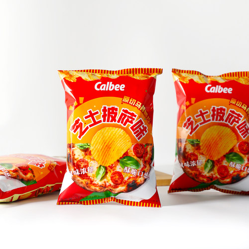 Calbee卡乐比芝士披萨味薯片