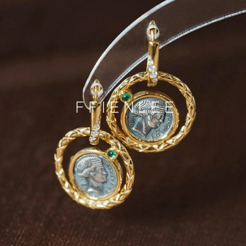 925银耳饰  浮光跃金 轻奢小众设计师款耳饰女款气质个性耳环