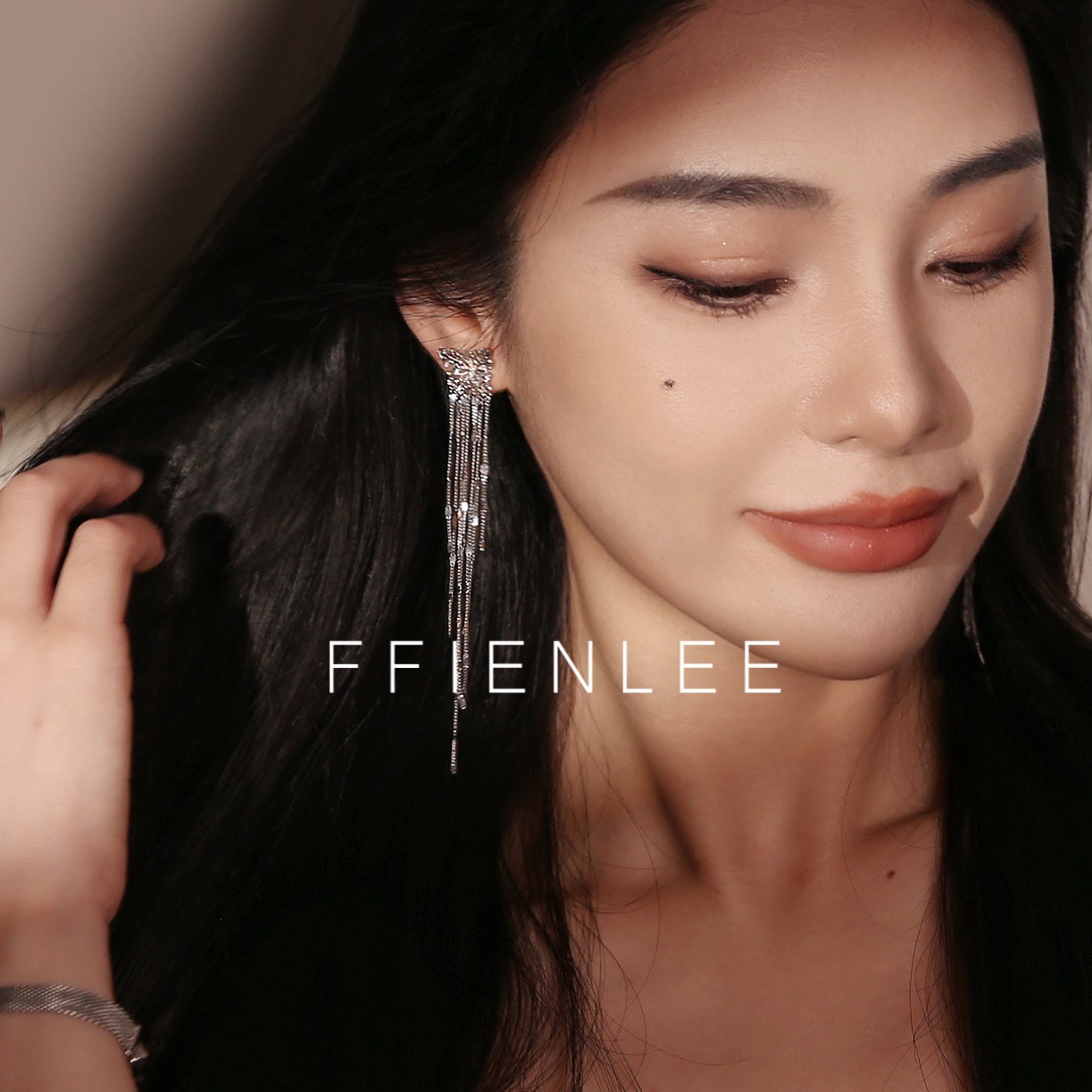 925银耳饰   纸醉蝴蝶香  意大利满天星链条高定梦幻蝴蝶流苏耳环,饰品/流行首饰/时尚饰品新,银饰耳饰,淘宝优惠券,粉丝福利购,淘宝优惠卷