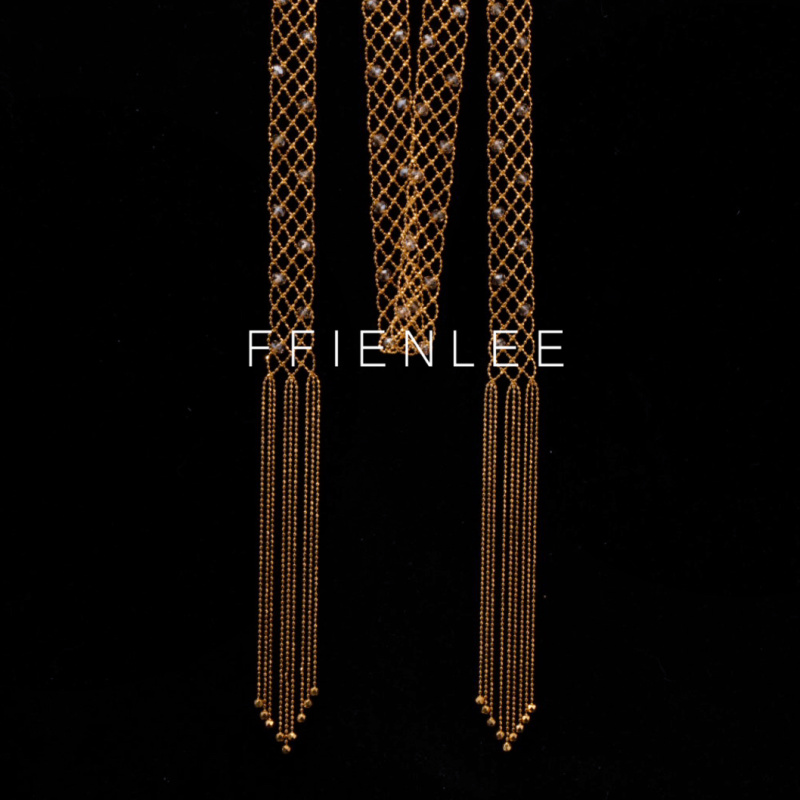 吊坠925银 花漾倾城 轻奢设计师毛衣链女款气质超长项链