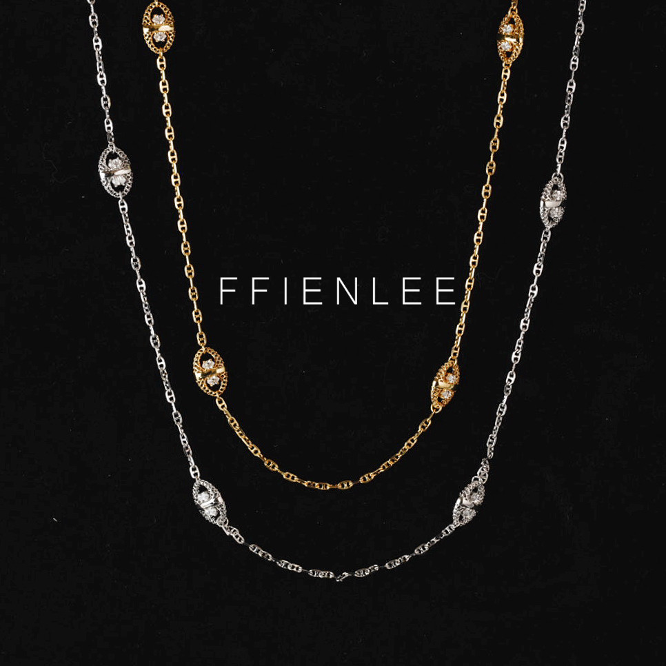 链子925银  双环之谜 时尚长款毛衣链女款气质百搭项链,饰品/流行首饰/时尚饰品新,银饰项链,淘宝优惠券,粉丝福利购,淘宝优惠卷