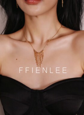 坠链均925银  寻光  轻奢小众高级感蹦迪珠流苏项链