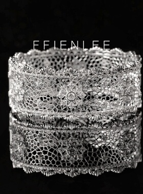 925银手镯  暮光 轻奢小众设计贵妃镯女款气质宽面手镯