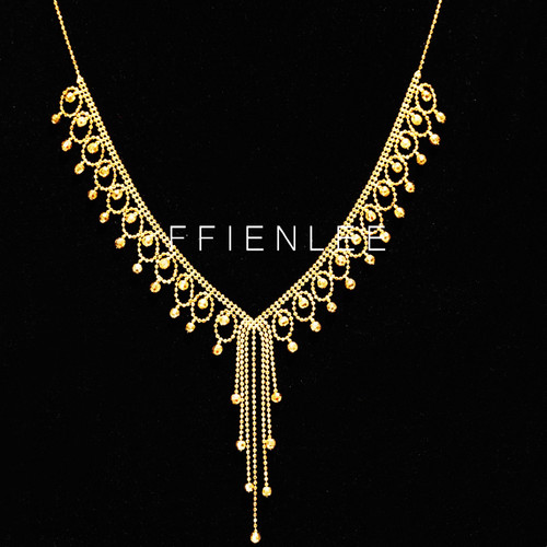 链子925银 火树银花 轻奢小众设计流苏毛衣链女款时尚气质项链