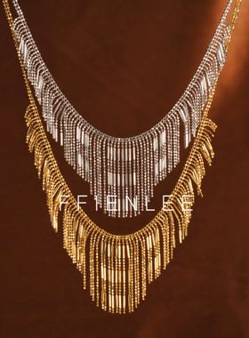 链子925银  琴弦 轻奢小众设计毛衣链女款时尚气质项链