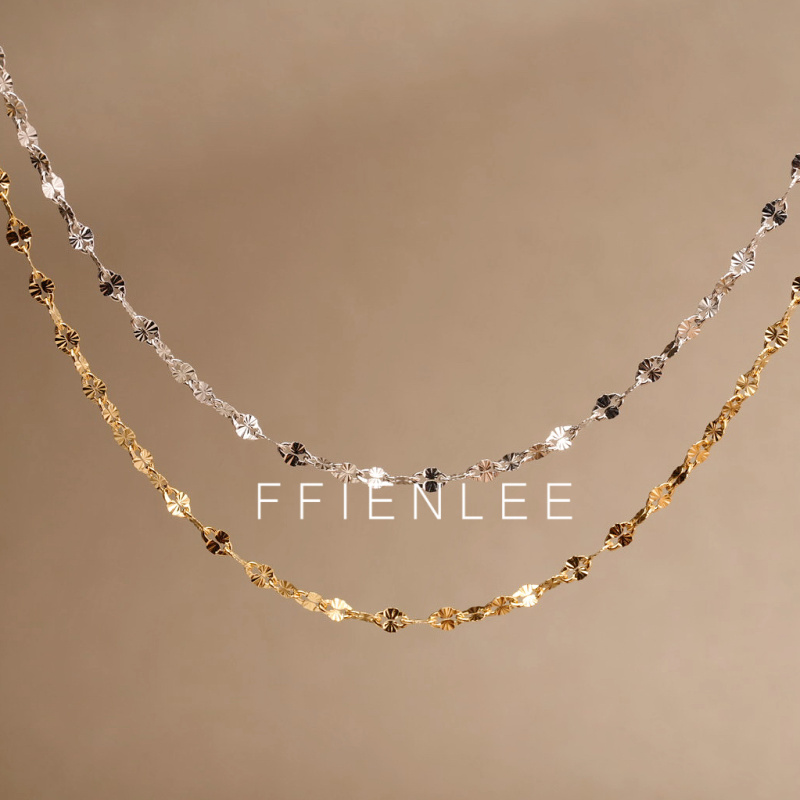 925银项链  时光隧道 时尚气质闪亮毛衣链女款百搭项链