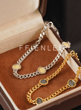 925银手链  琅环币影 轻奢小众设计古币手链女款时尚气质手链