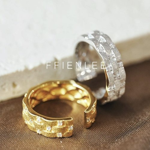 925银戒指  梦幻纱织 小众可调节活口戒气质编织款戒指