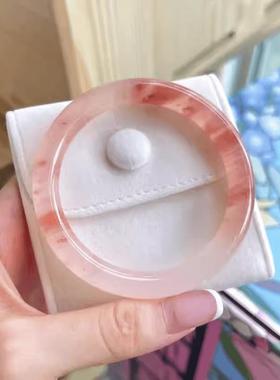 高冰圆条镯扁条石英岩玉特价秀气