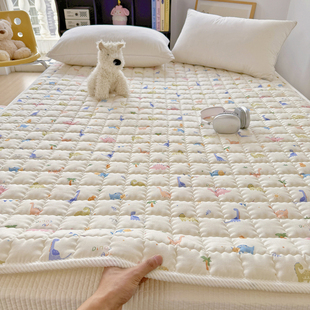 纯棉床垫春季 垫子榻榻米保护垫 加厚夹棉床单可机洗水洗床褥垫薄款