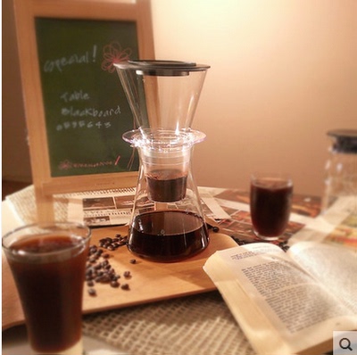 正品日本怡万家iwaki耐热玻璃冰滴 咖啡壶摩卡壶手冲壶冷泡过滤壶