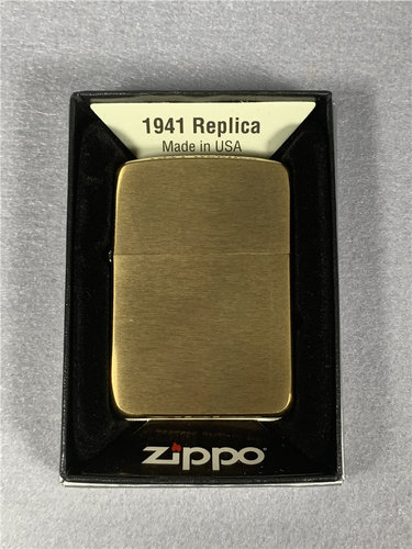 zippo美国原品金色段砂通勤