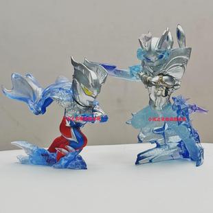 正版卡游奥特曼迷你橡皮人偶15周年闪耀型赛罗特殊隐藏纪念版玩具