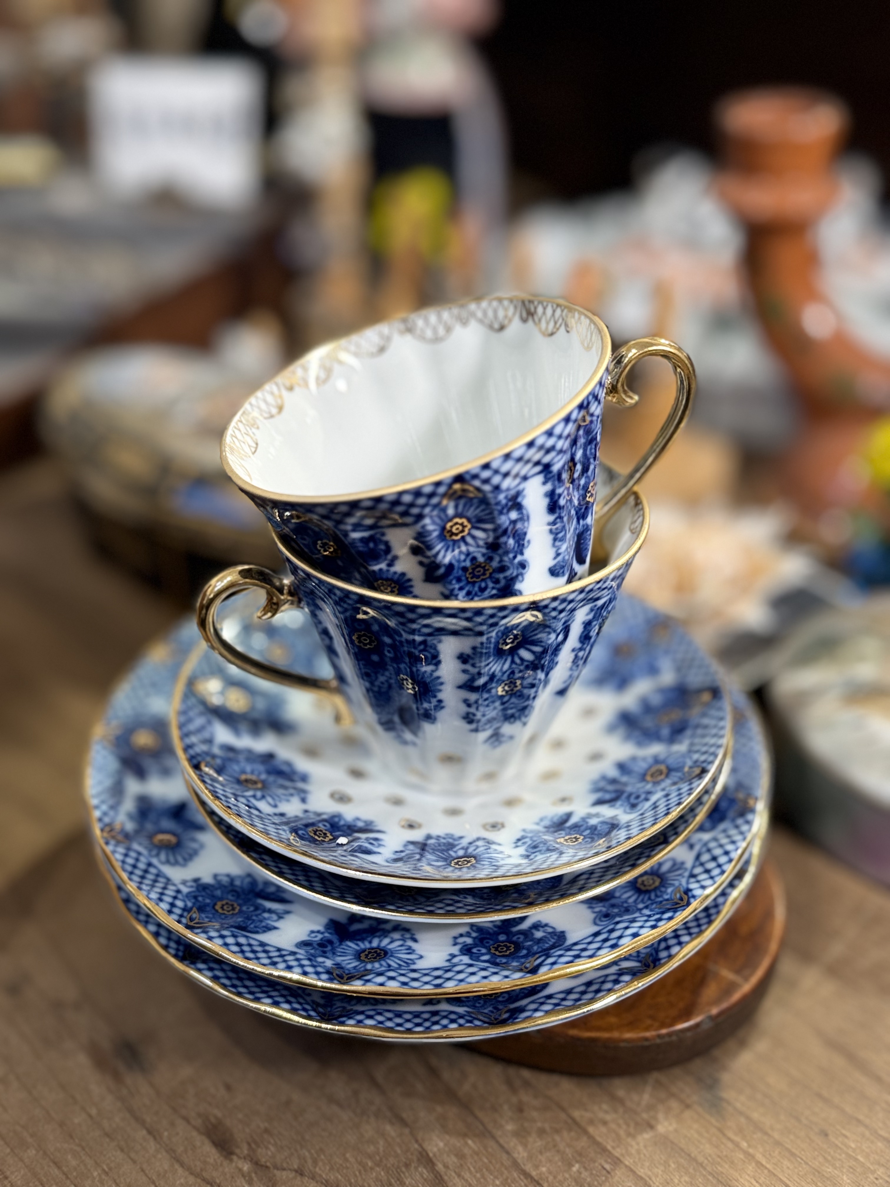 中古默认微瑕不退不换苏联时期俄皇罗蒙诺索夫咖啡杯三件套大杯