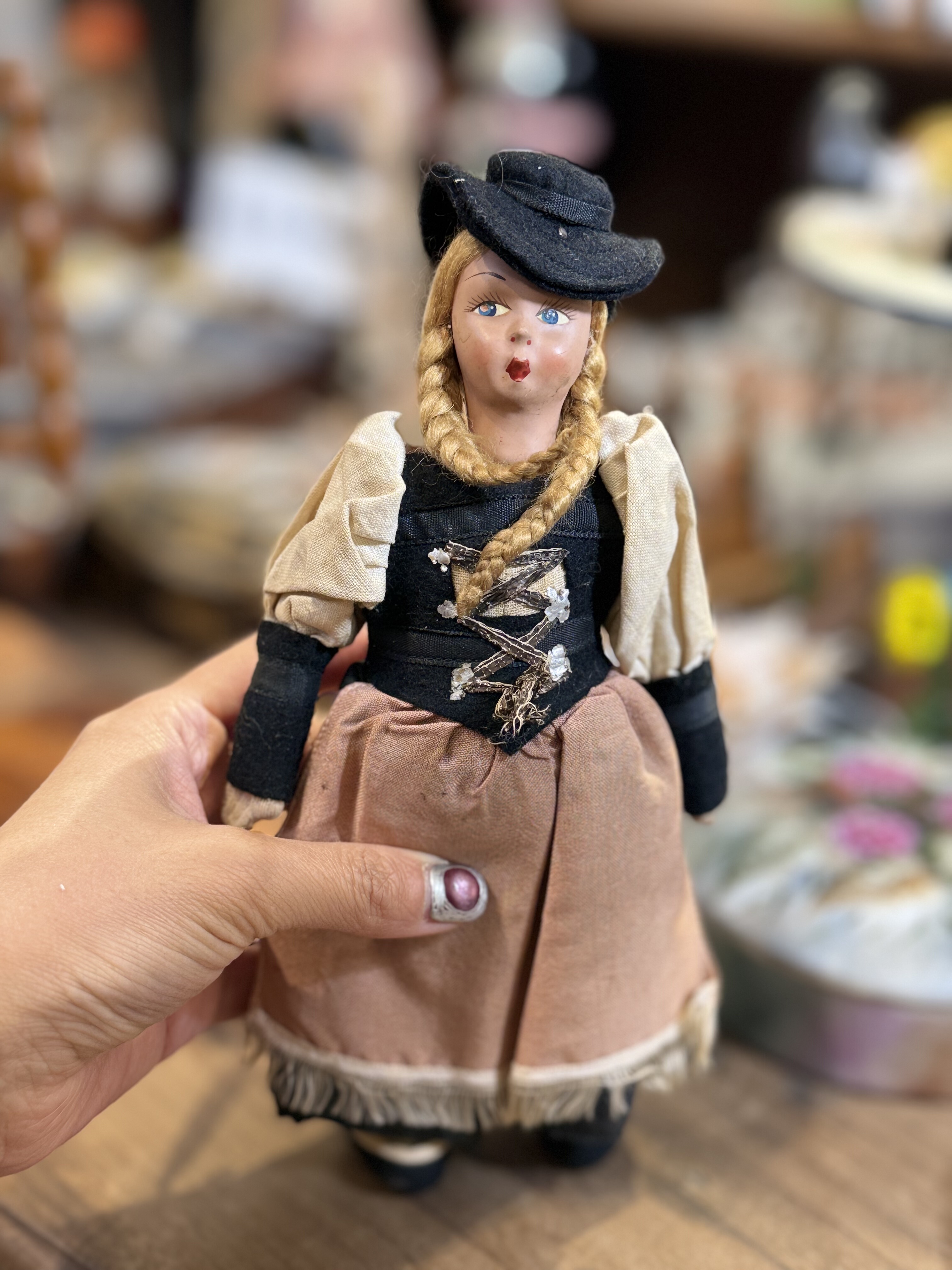 中古默认微瑕不退不换  老娃娃古董娃娃 意大利