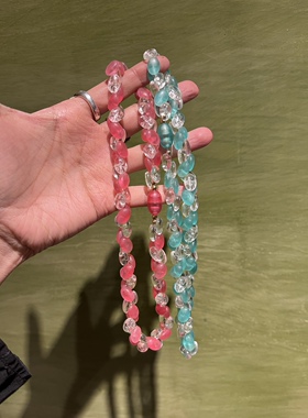 不退不换  亚克力项链 意大利