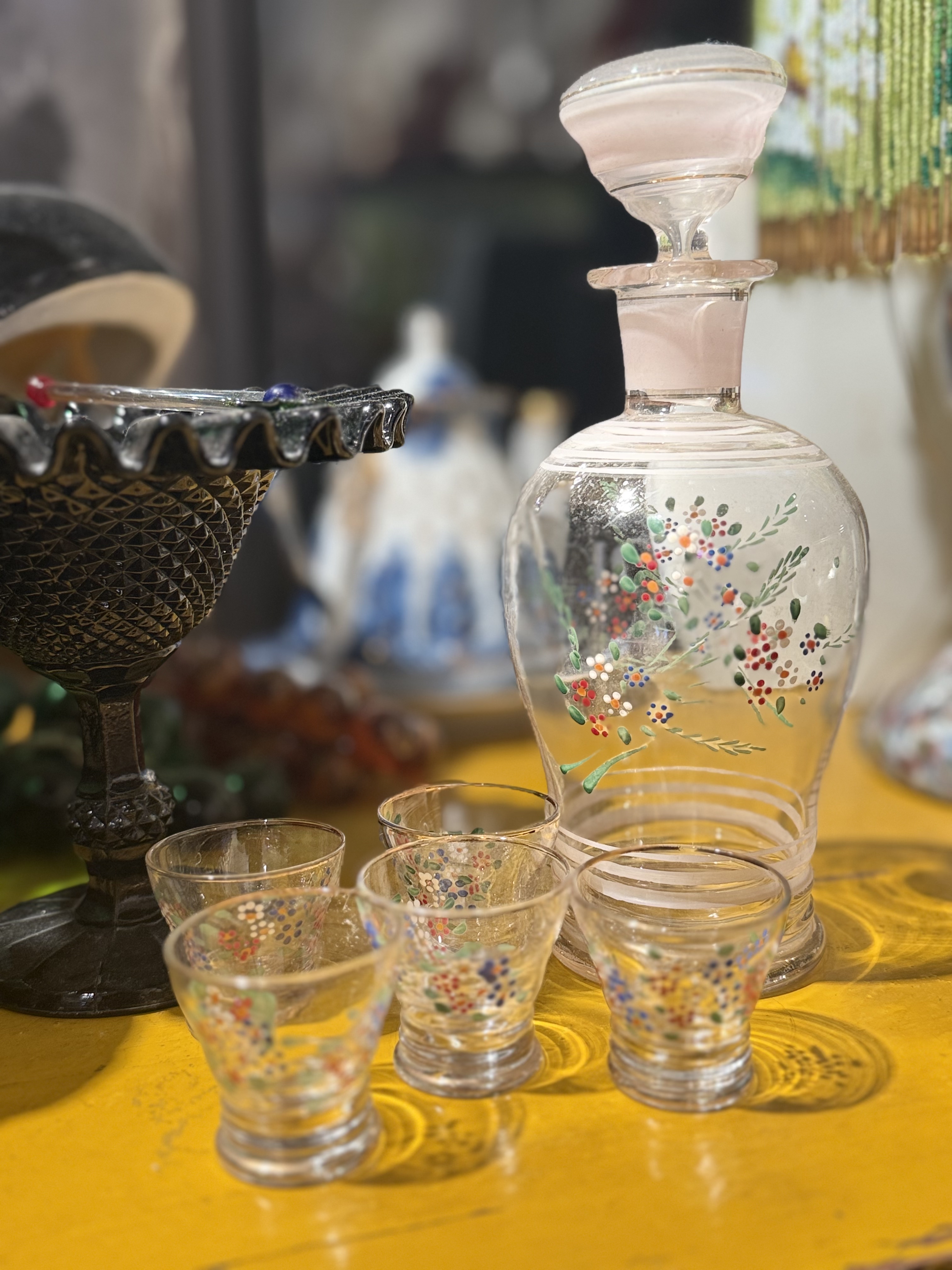 中古默认微瑕不退不换 手绘酒瓶套 意大利