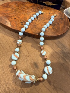 中古默认微瑕不退不换 穆拉诺琉璃项链 意大利