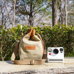 适用宝丽来NOW NOW NOWGEN2 2帆布复古束口袋相机包 GEN2GOGEN2
