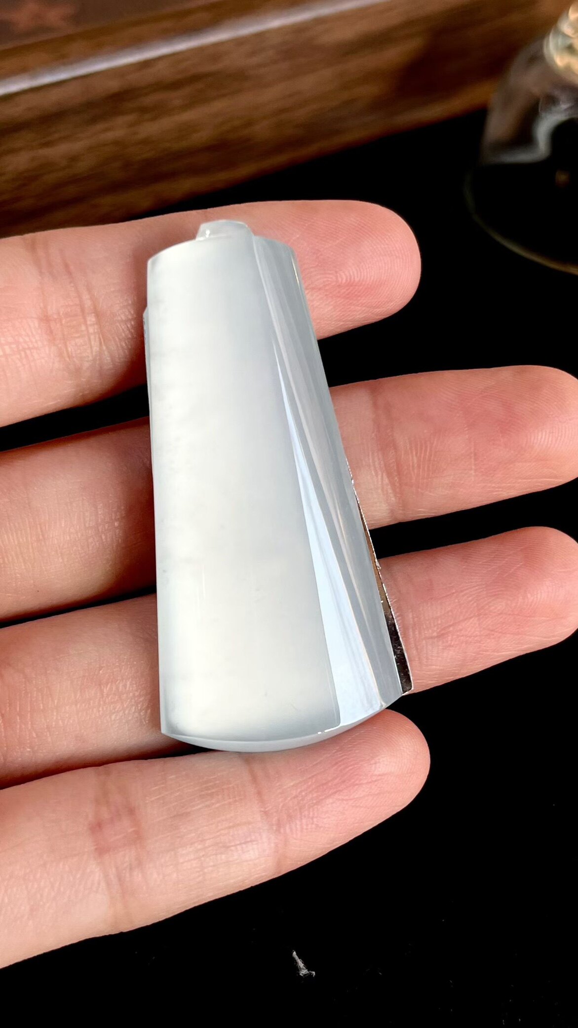 天然翡翠高质量平安柱2238