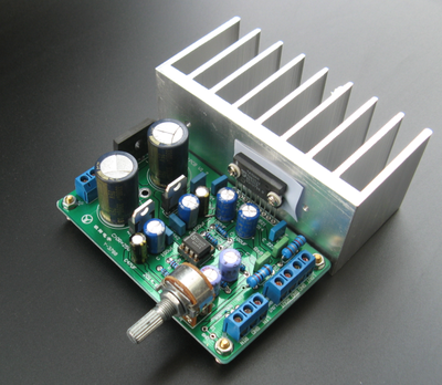 立体声功放板tda1521带散热器