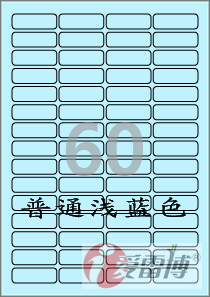 A4/不干胶/标签纸/普通打印机打印/爱雷博浅蓝色标签CL560B-100张