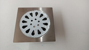 304不锈钢地漏卫生间浴室家用阳台通用型下水道配件3mm10X10方形