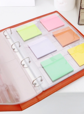 样品文件夹a4活页收纳袋ppvc加盖高透4孔3打孔双元文具展会产品本