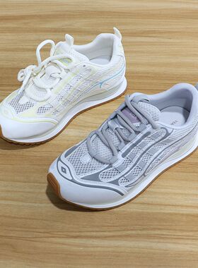 诗路花语V6M女鞋2026春镂空透气网面运动休闲鞋旅游跑鞋女91-6113