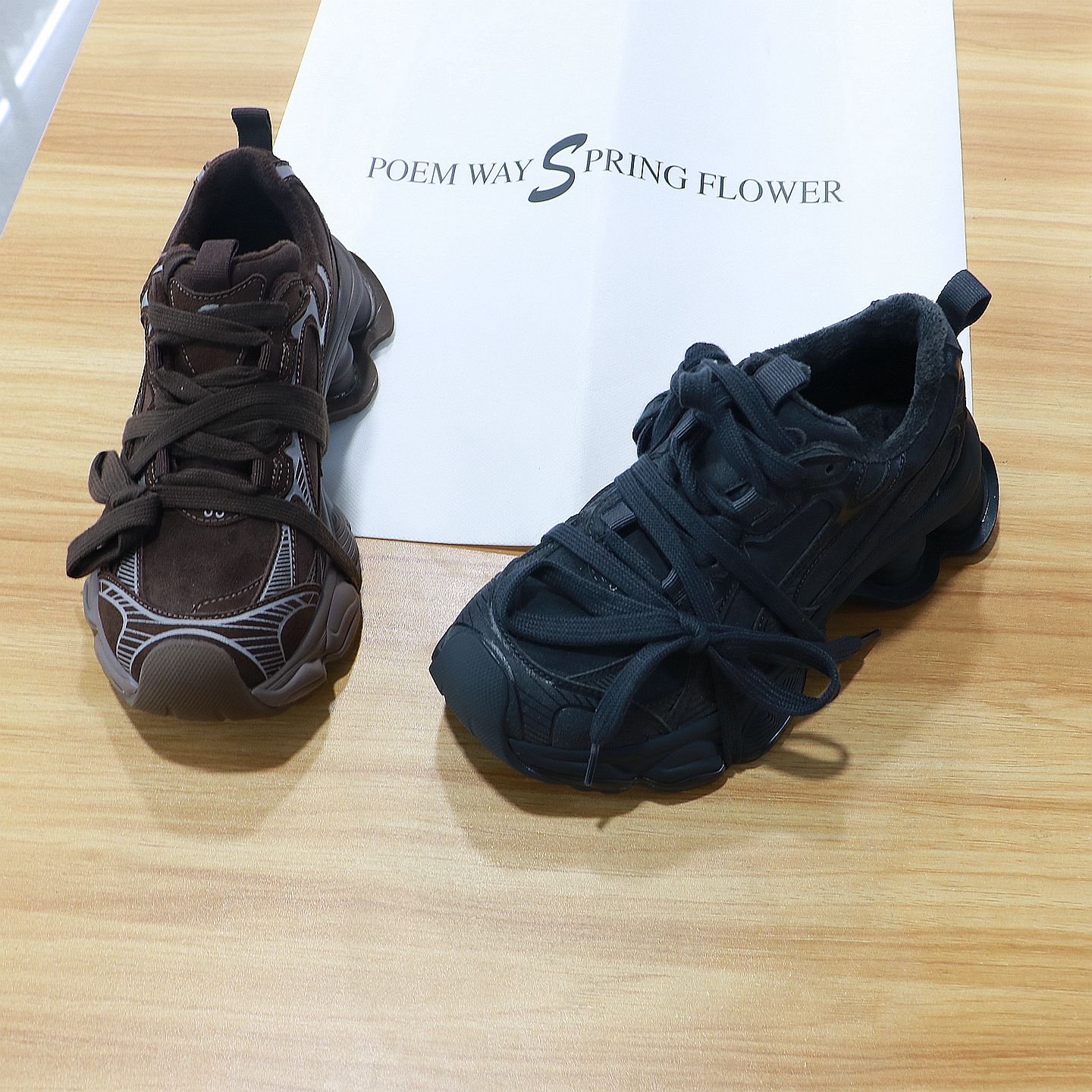 诗路花语女鞋老爹鞋休闲运动鞋