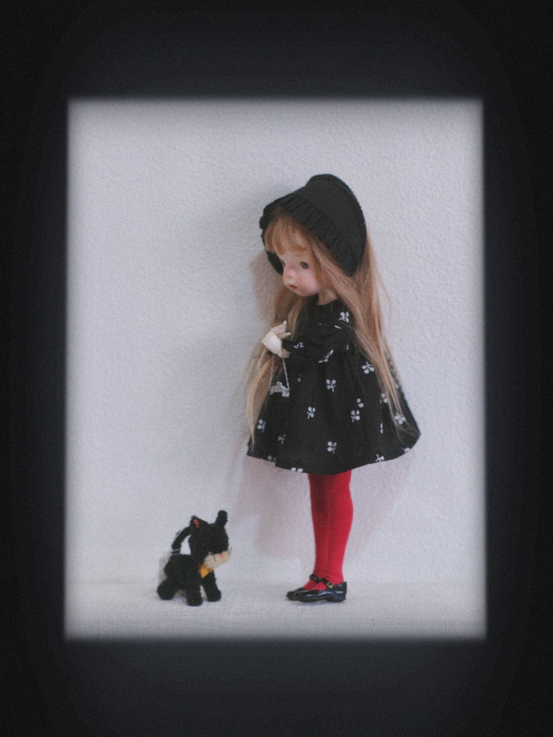 Bene doll蓝豆豆小p小布娃娃娃衣套装