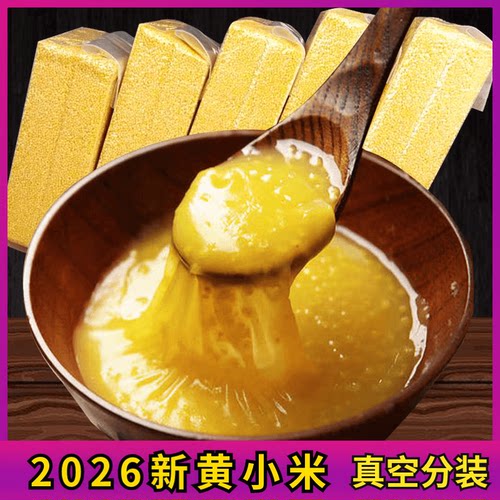 2026新米山东辉渠糯黄小米黄金苗小黄米大金苗糯小米小米粥5斤