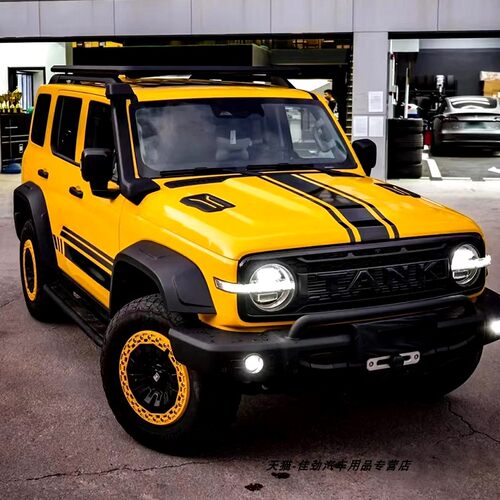 坦克300个性车贴纸车身拉花改装