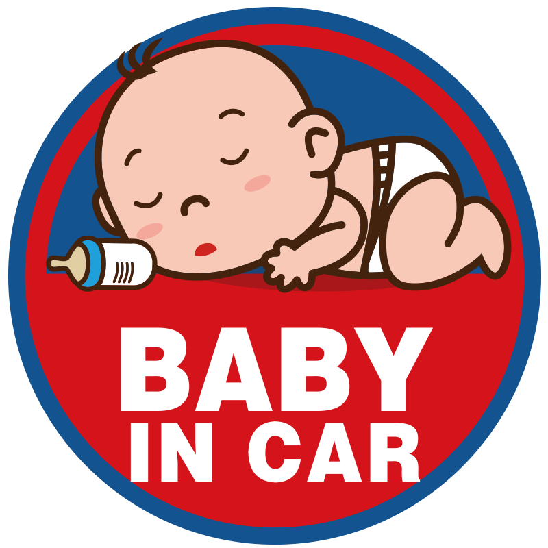 反光车警示标识baby in car准妈妈mama贴纸车内有宝宝汽车尾灯贴