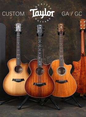 飞琴行 Taylor custom ga koa gc C22CE相思木全单电箱民谣吉他