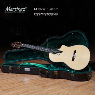飞琴行 玛丁尼Martinez 14MS Custom海豚14BRW巴玫尼龙弦古典吉他