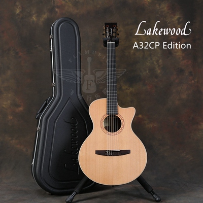 红雪松全单吉他Lakewood尼龙弦