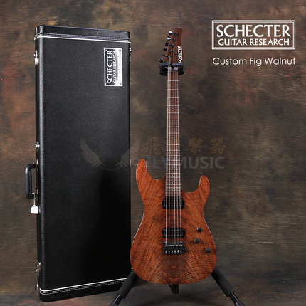 飞琴行 Schecter Custom II Fig Walnut 美产电吉他