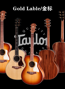 Taylor Glod Lable金标512e 514e 714e 814e 914e全单民谣木吉他