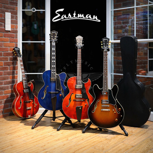 飞琴行Eastman AR380 880CE T59VRD T386 T486 SB59空心爵士吉他
