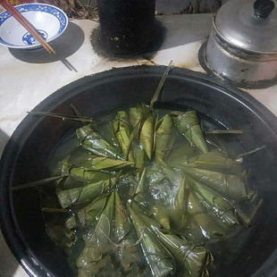 新鲜现做手工粽子 安徽省太湖县农家土特产 鲜肉蜜枣甜味白糯米粽