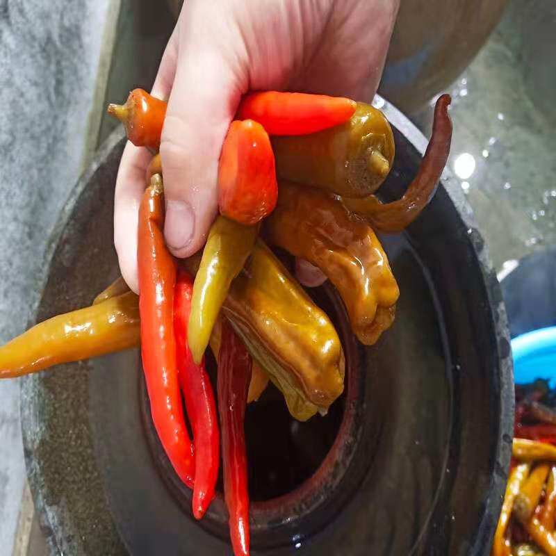 农村家用老坛腌制咸菜安徽省安庆下饭菜土特产爽口酸辣椒孕妇爱吃
