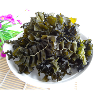 精品新货海木耳海灵芝螺旋藻裙带菜根海白菜干货孢子叶海藻裙带耳