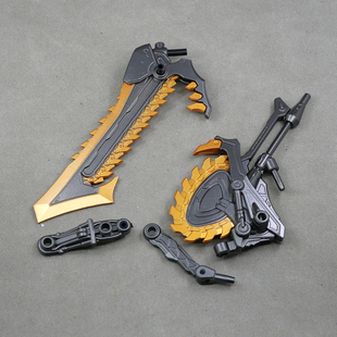 BDT工作室天尊世代领袖纪元震天尊链锯战斧武器升级配件包