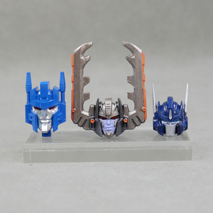 TFS遗产进化A版舰队威震 天游戏重启擎天 柱泰坦归来霸王头雕配件