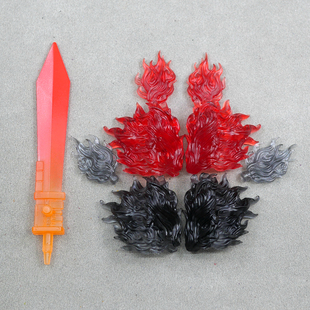 复刻系列领袖纪元世代震天尊特效件86钢锁大剑配件包